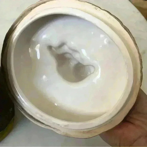 Made  in Japan vintage pottery ceramic woodlands creature cookie jar - Picture 8 of 11